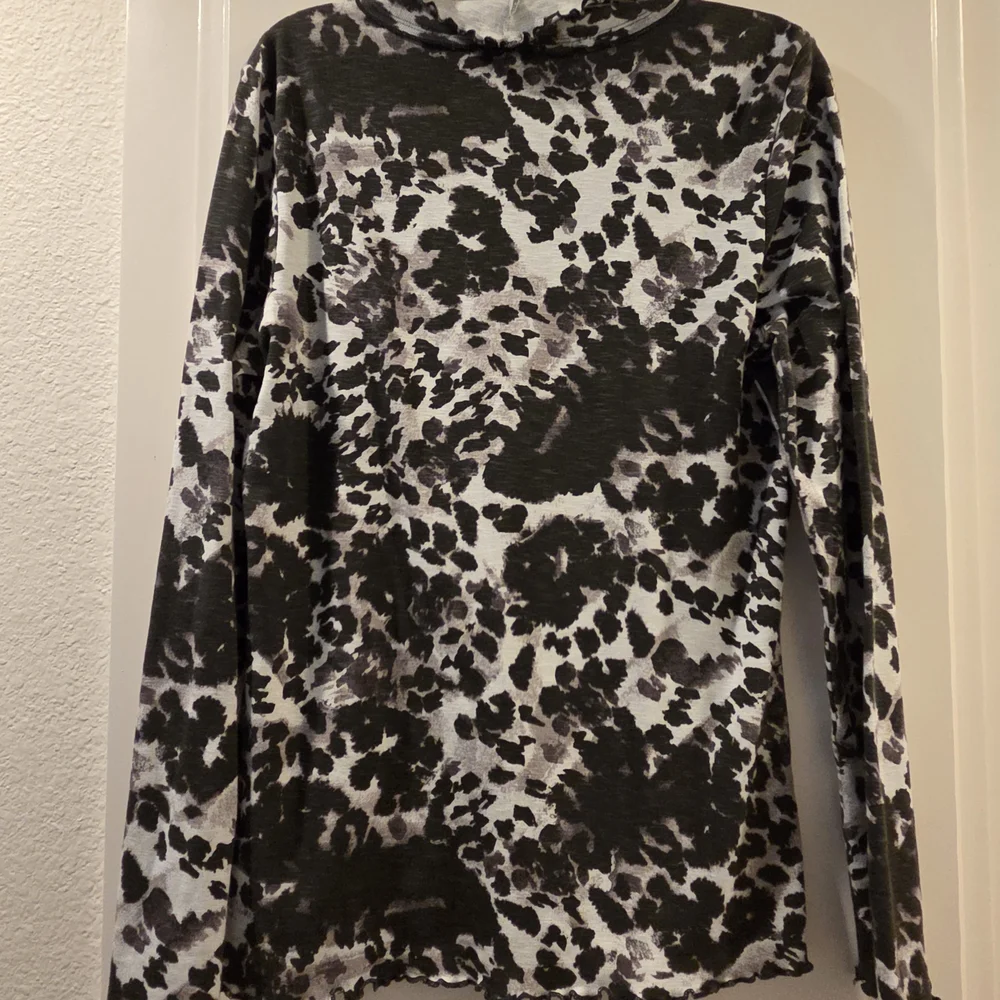 Pilcro Animal Print Turtleneck - Picture 2 of 3